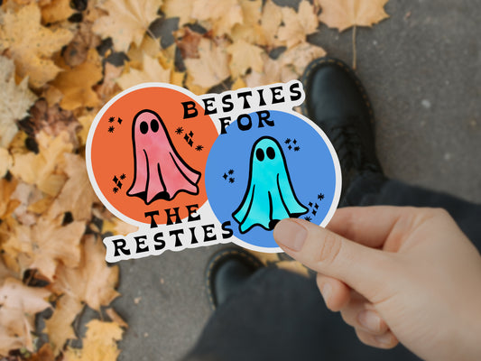 Ghost Besties Vinyl Sticker