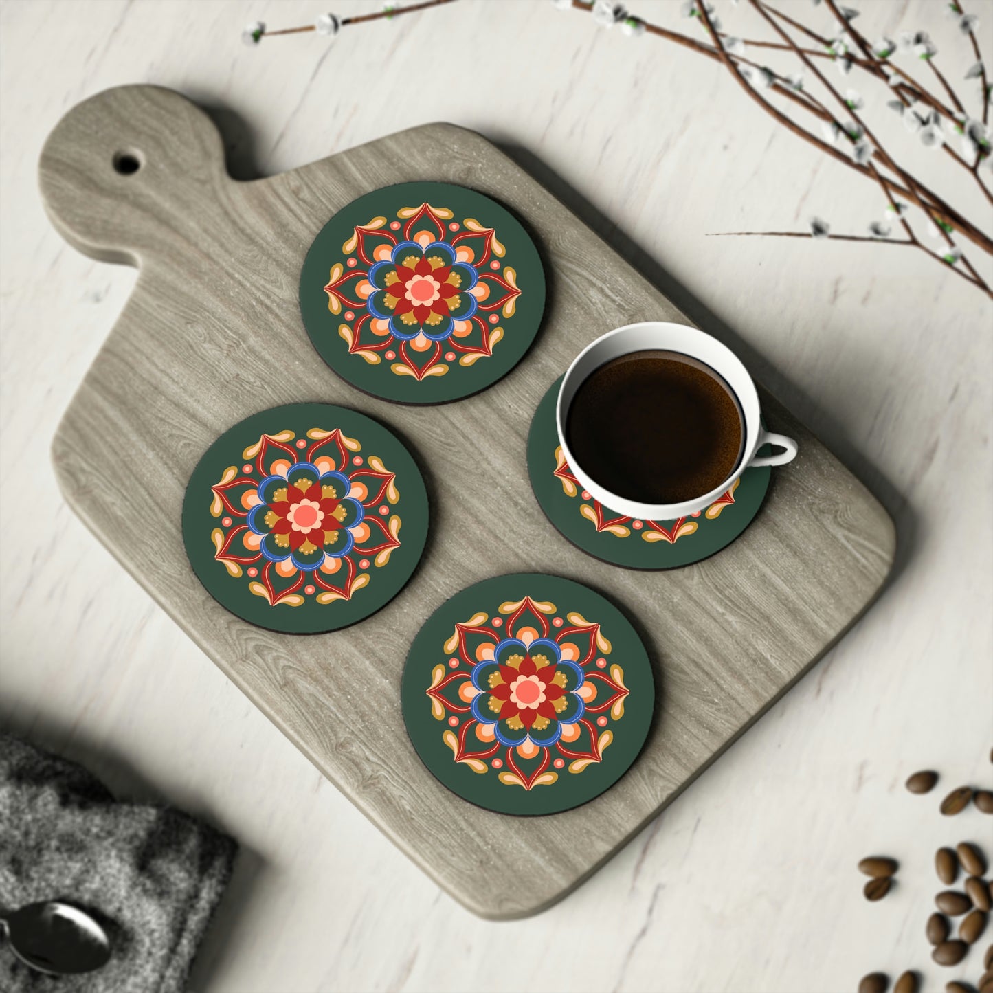 Mandala Coasters